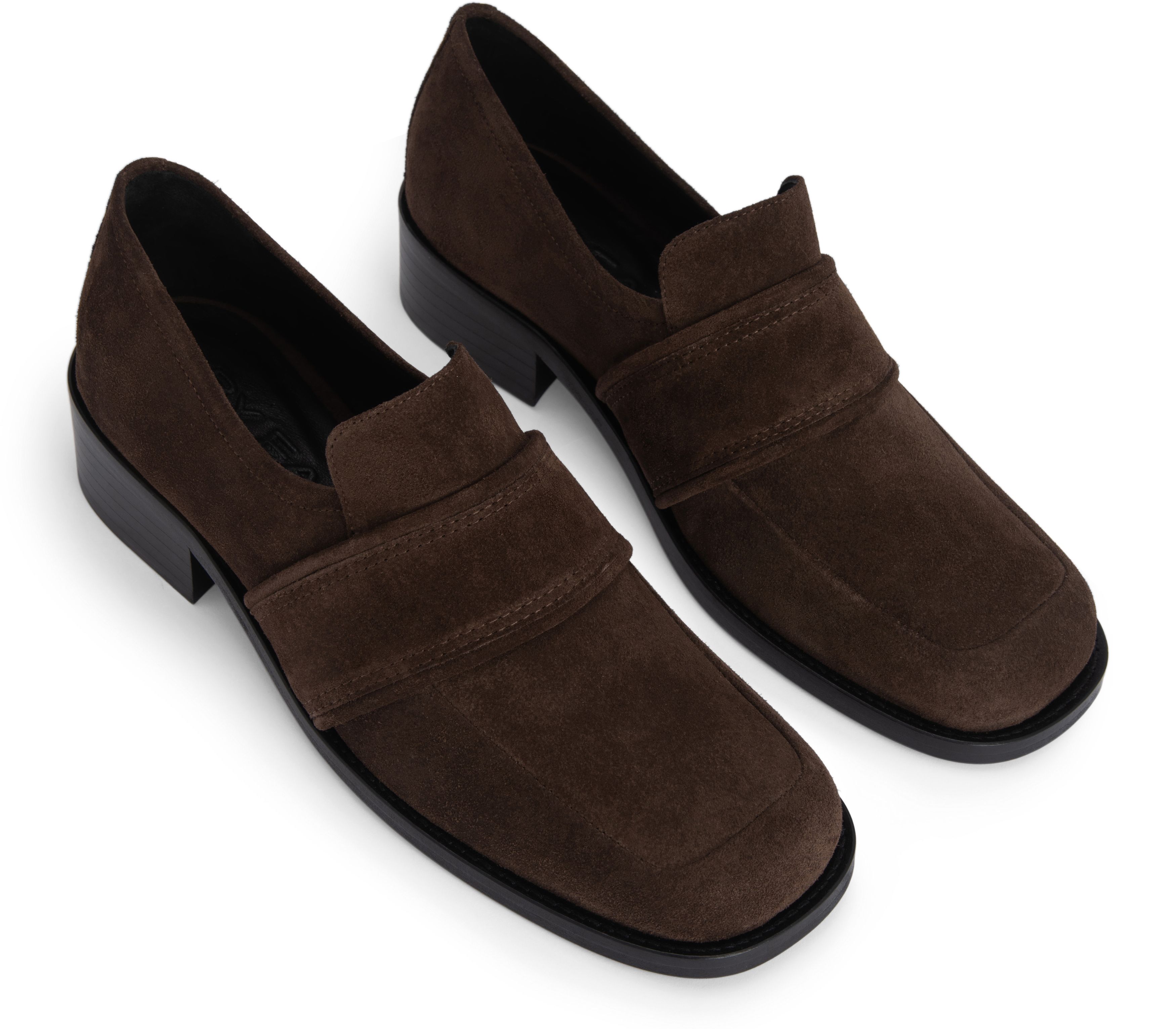 BY FAR Cyril Suede Leather Slippers