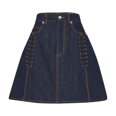 Alexander McQueen Denim skirt