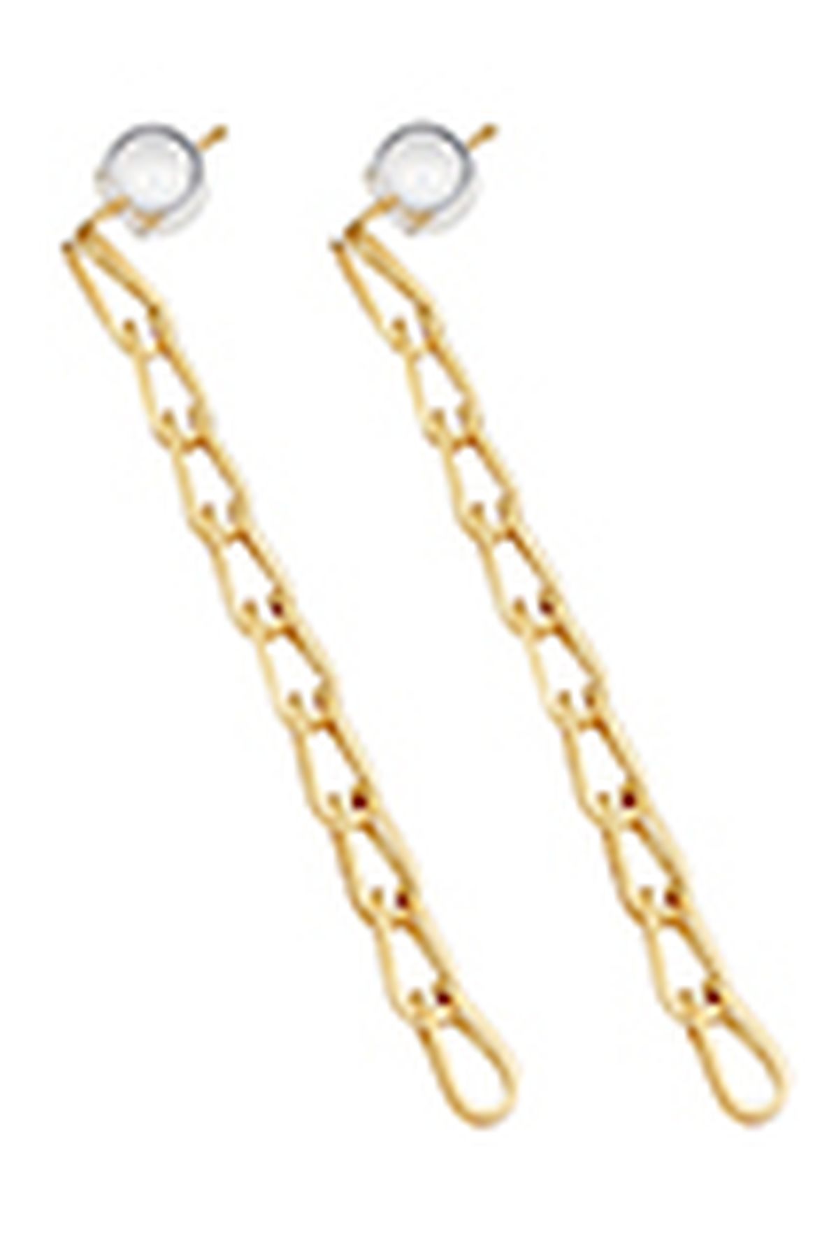 Dion Lee Cage drop earring