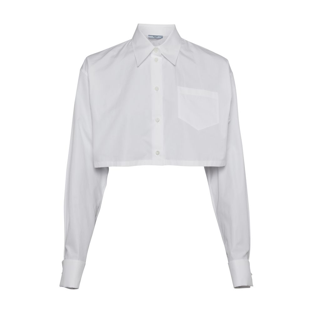 Prada Short poplin shirt