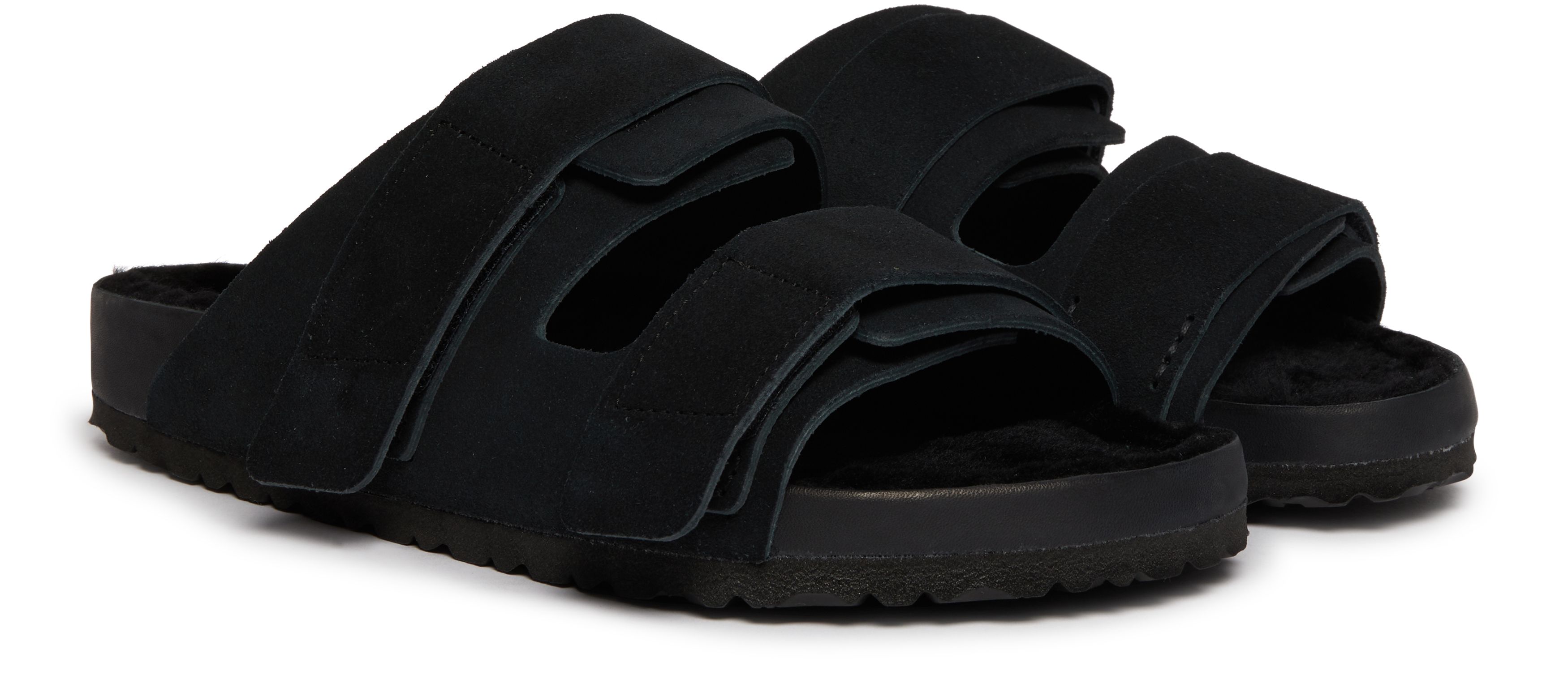  x Tekla - Uji EXQ VL Cazador Shearling Sandals