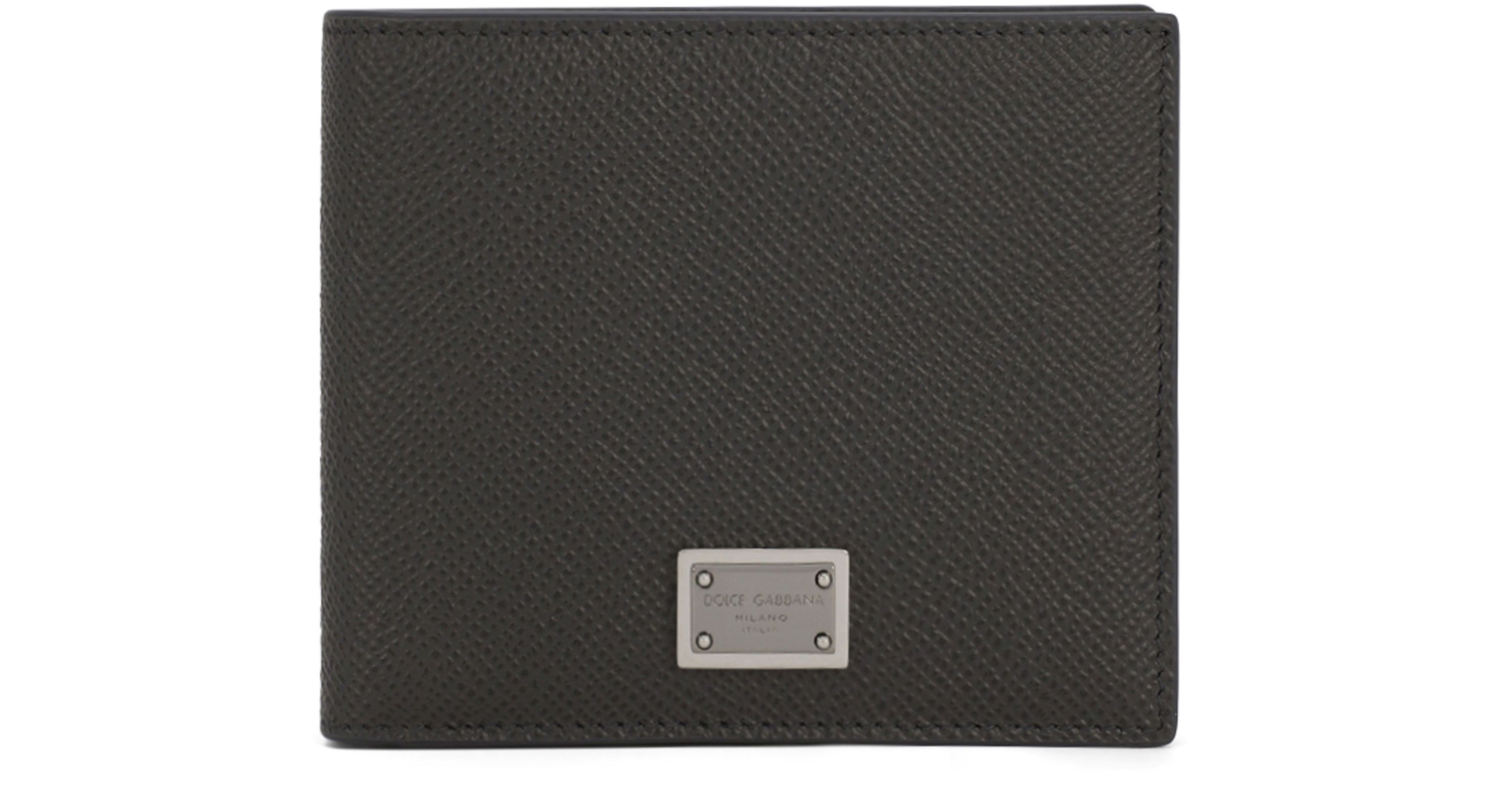 Dolce & Gabbana Calfskin Dauphine Bifold Wallet