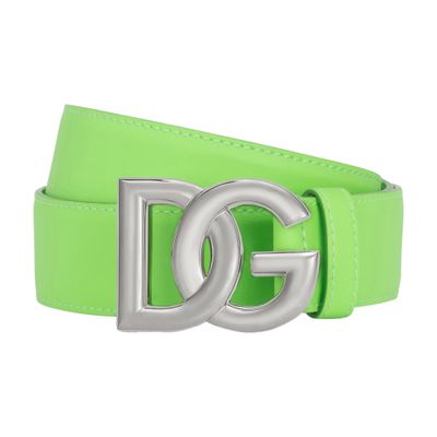 Dolce & Gabbana Calfskin belt with DG logo