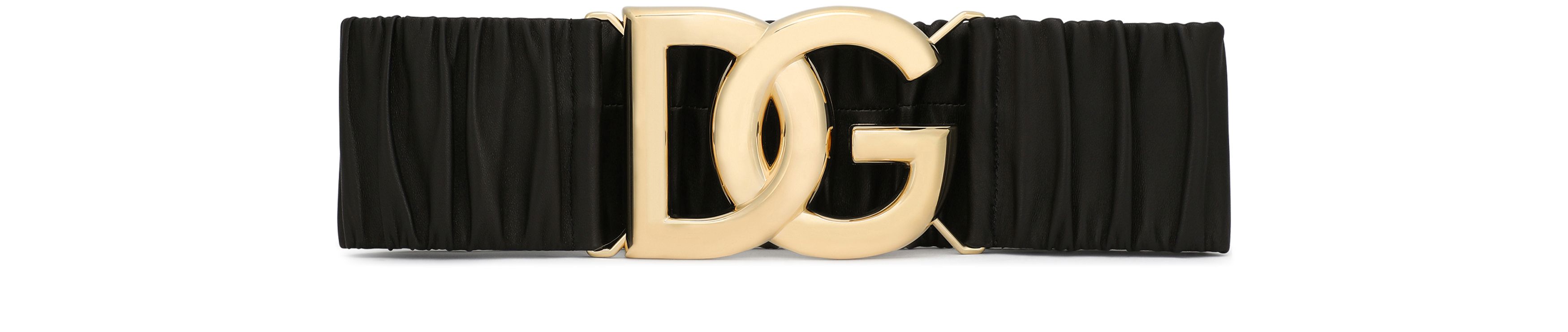 Dolce & Gabbana Elasticated leather belt