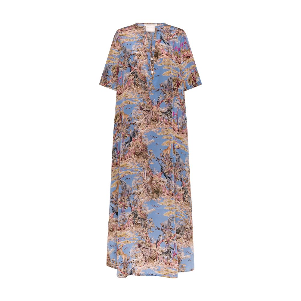  Penelope dress in crepe de chine