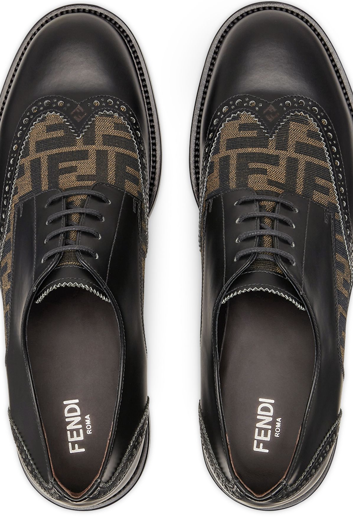 FENDI Leather lace-ups