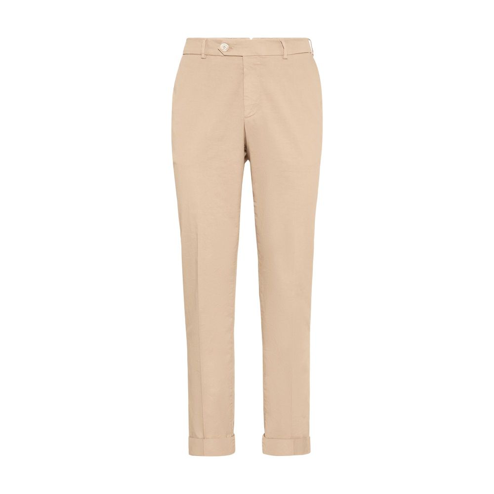 Brunello Cucinelli Piece-dyed gabardine pants