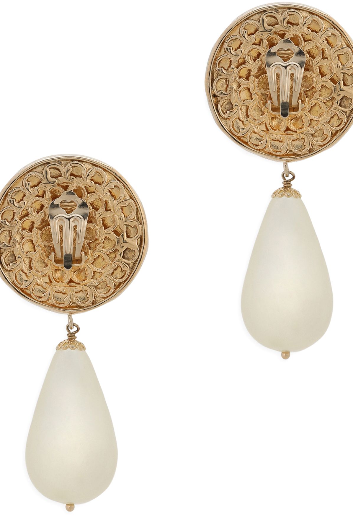 Dolce & Gabbana Drop-Shaped Pendant Earrings