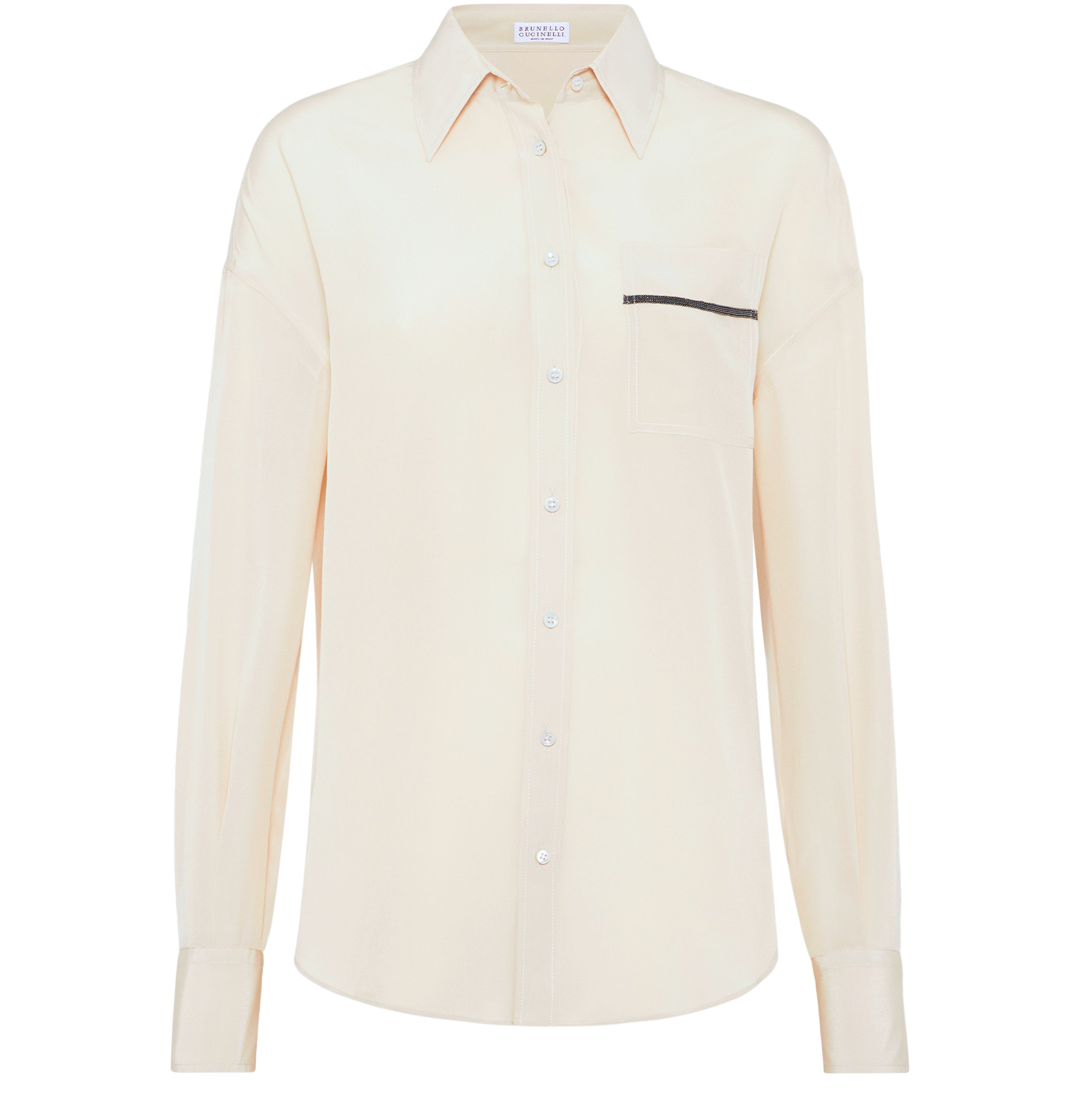 Brunello Cucinelli Crêpe de Chine shirt