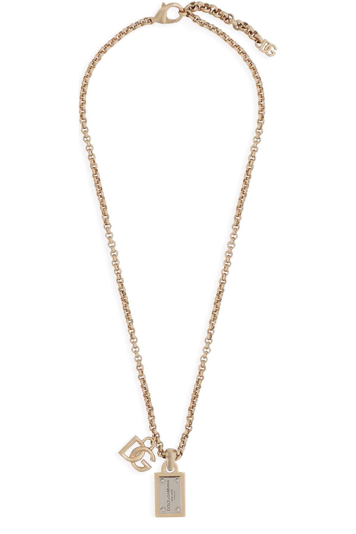 Dolce & Gabbana Link necklace with DG logo and tag