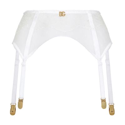 Dolce & Gabbana Lace suspender belt with DG logo