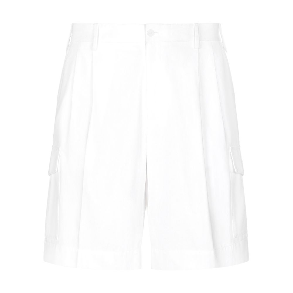 Dolce & Gabbana Gabardine shorts with side pockets