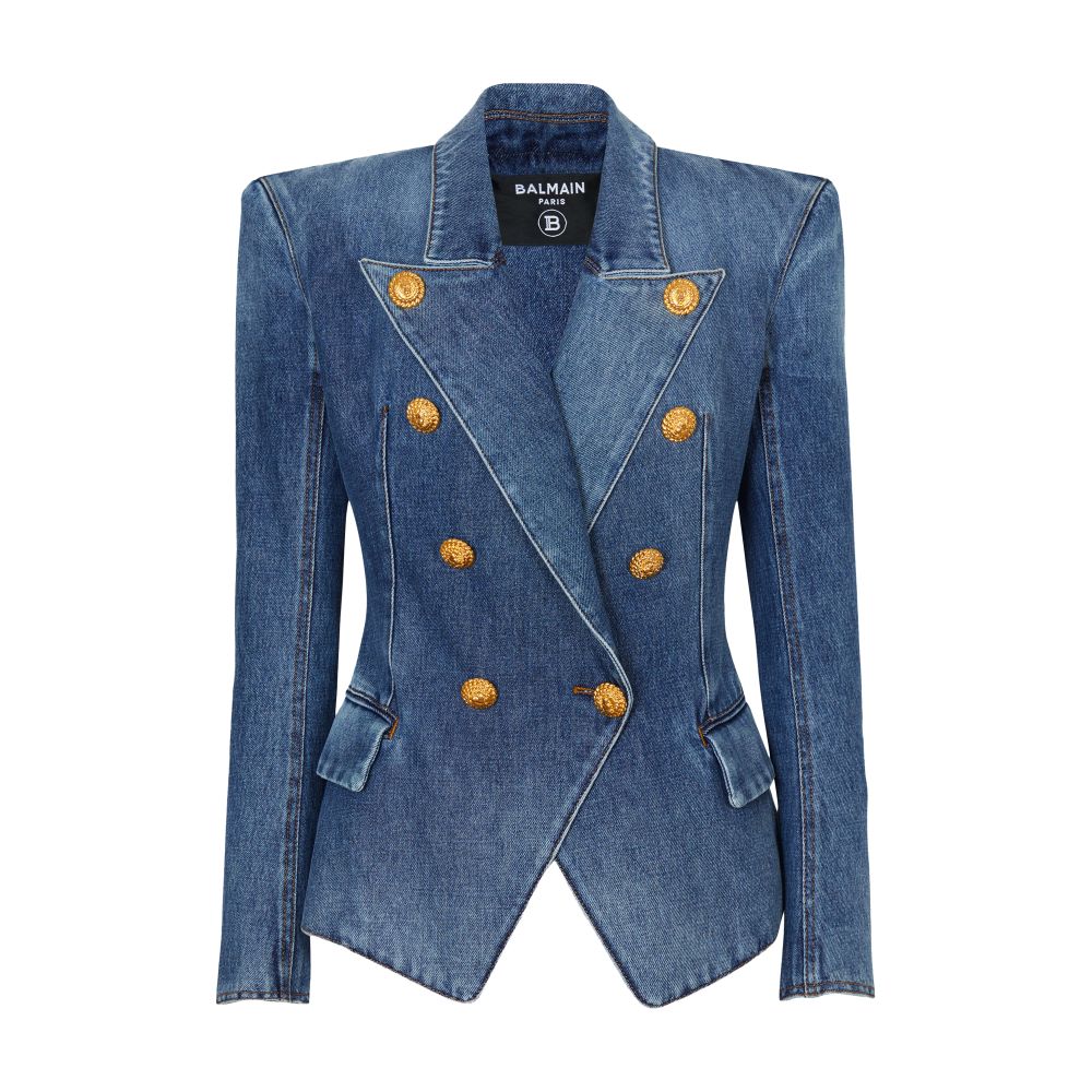 Balmain 8-button denim jacket