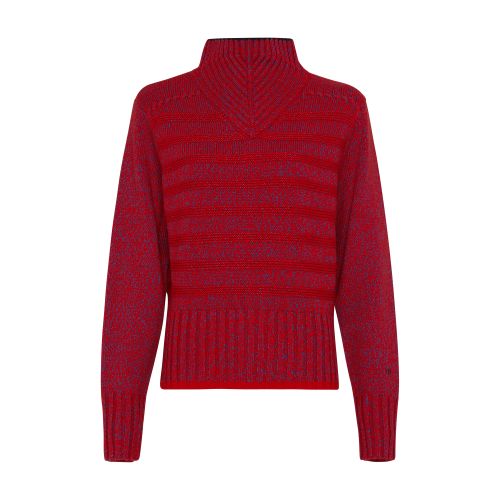 Victoria Beckham Ribbed Detail Polo Neck