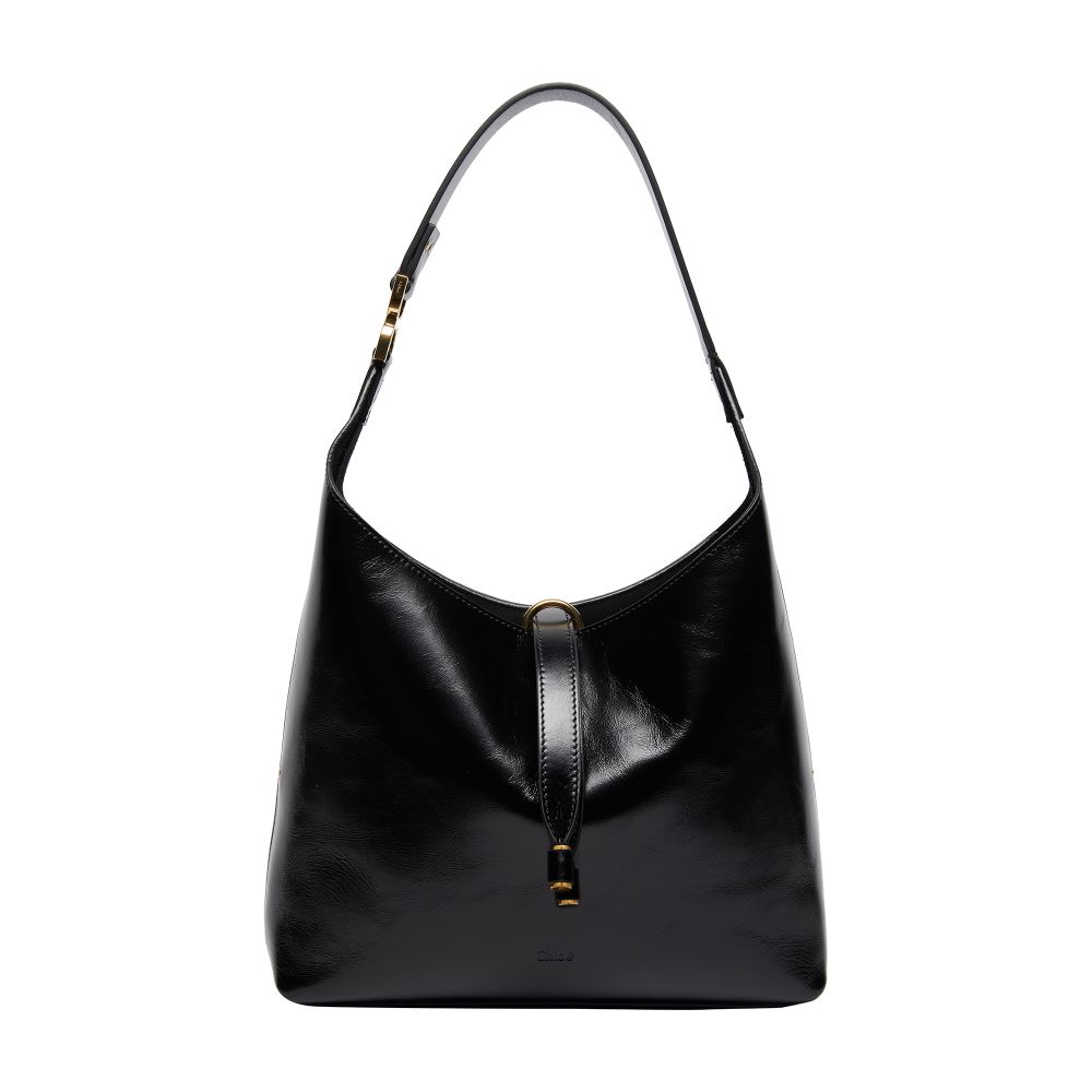 Chloé Marcie small glossy leather hobo bag