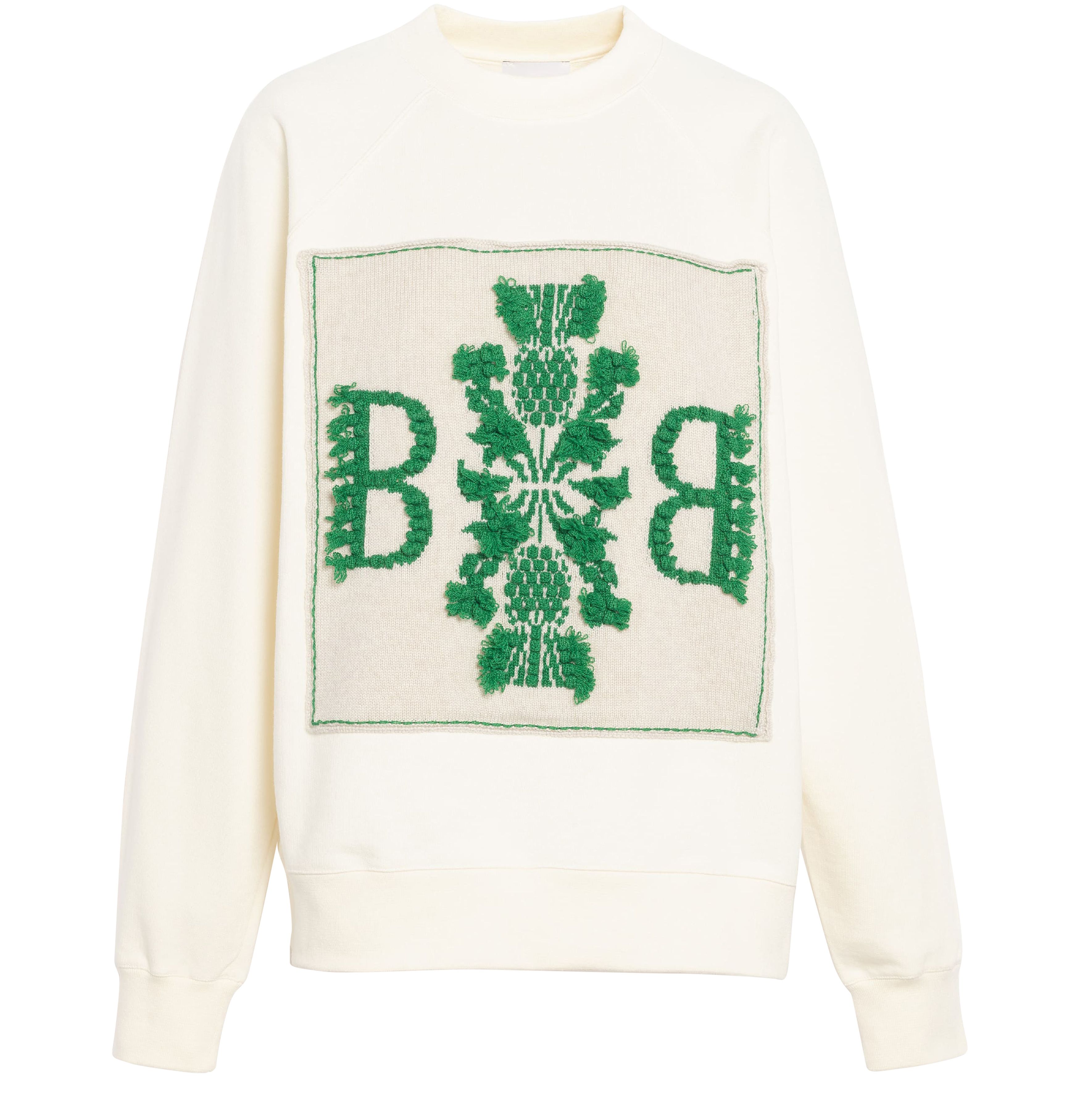 Barrie Sweatshirt with Barrie logo cashmere patch