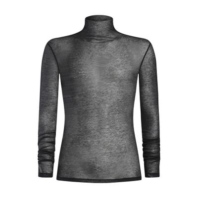 Ann Demeulemeester Daneel Standard Fit Long Sleeve Turtle Neck