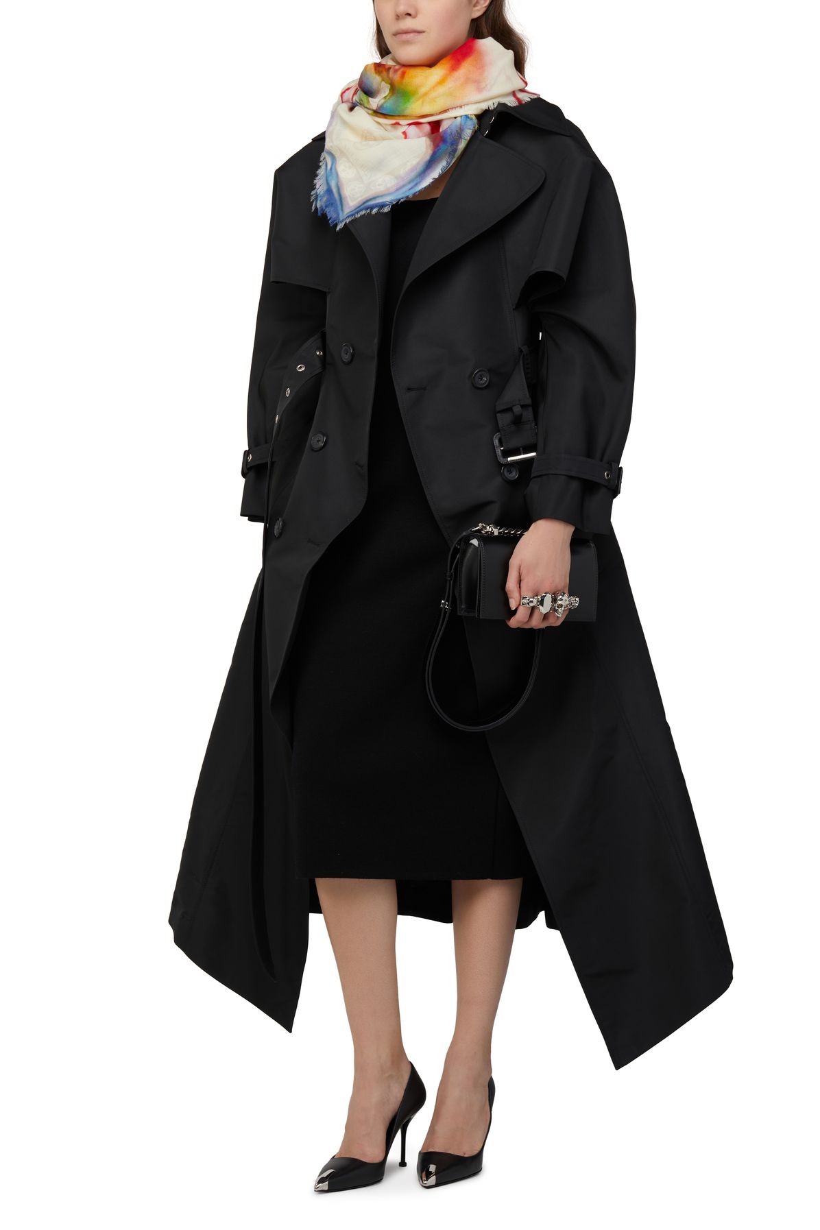 Alexander McQueen Asymmetric cut outerwear