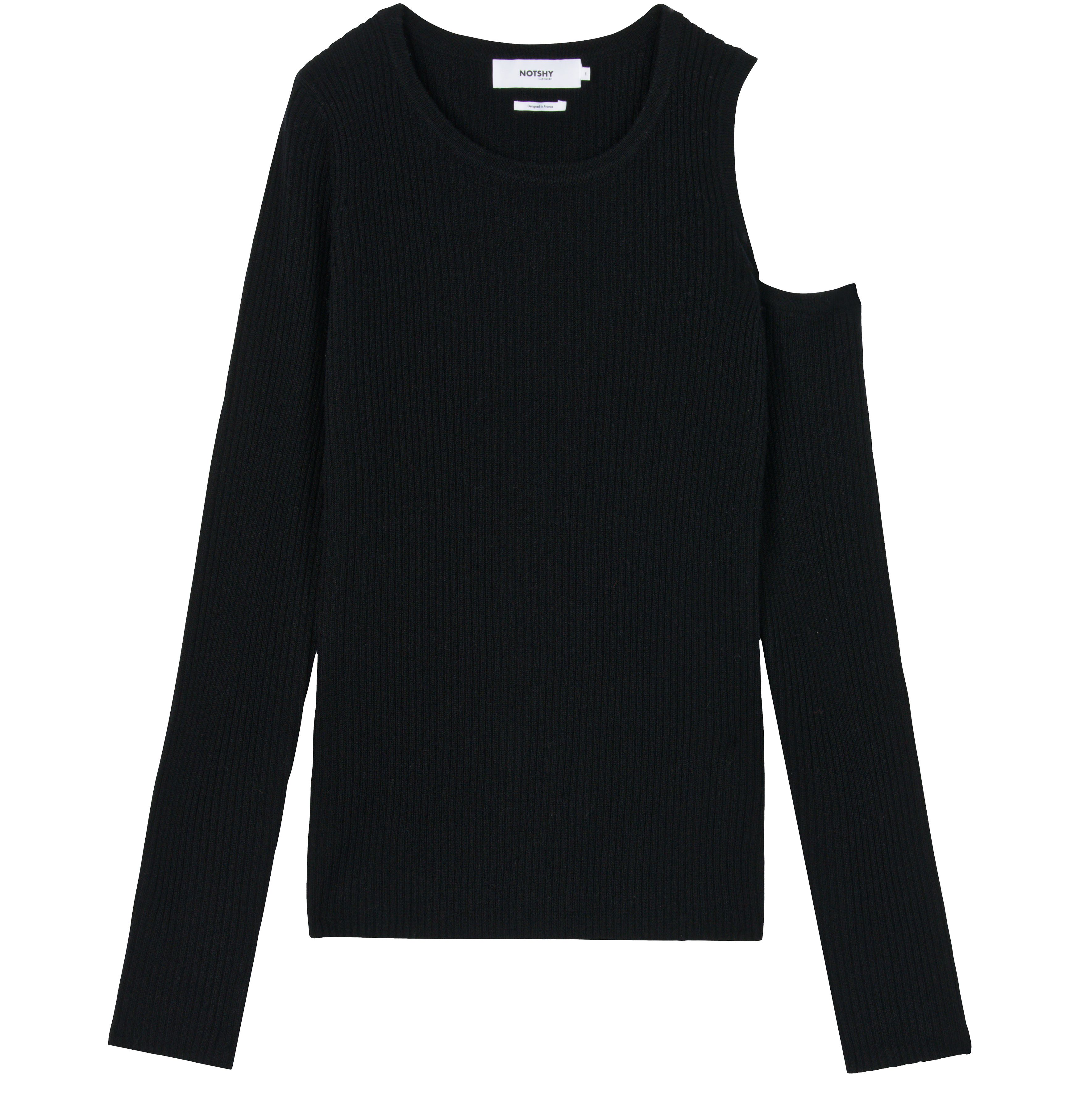  Cecy openwork wool and cashmere sweater