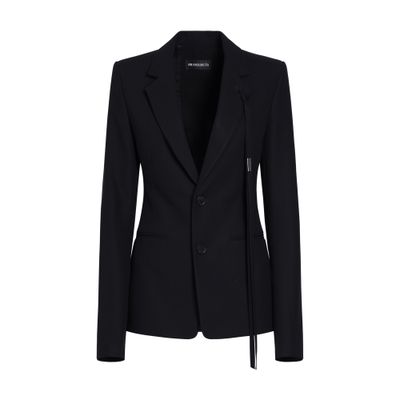 Ann Demeulemeester Kia fitted tailored jacket