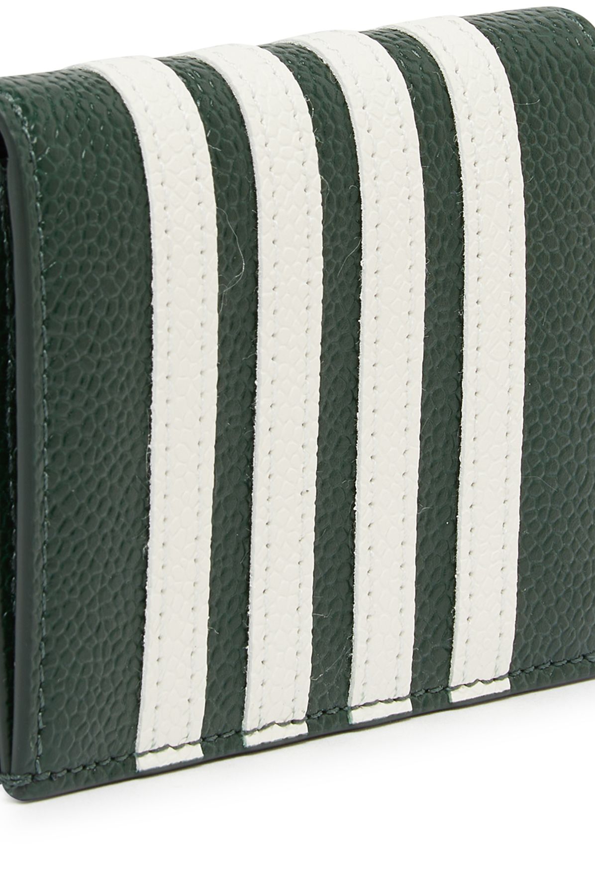 Thom Browne 4 Bar double card holder