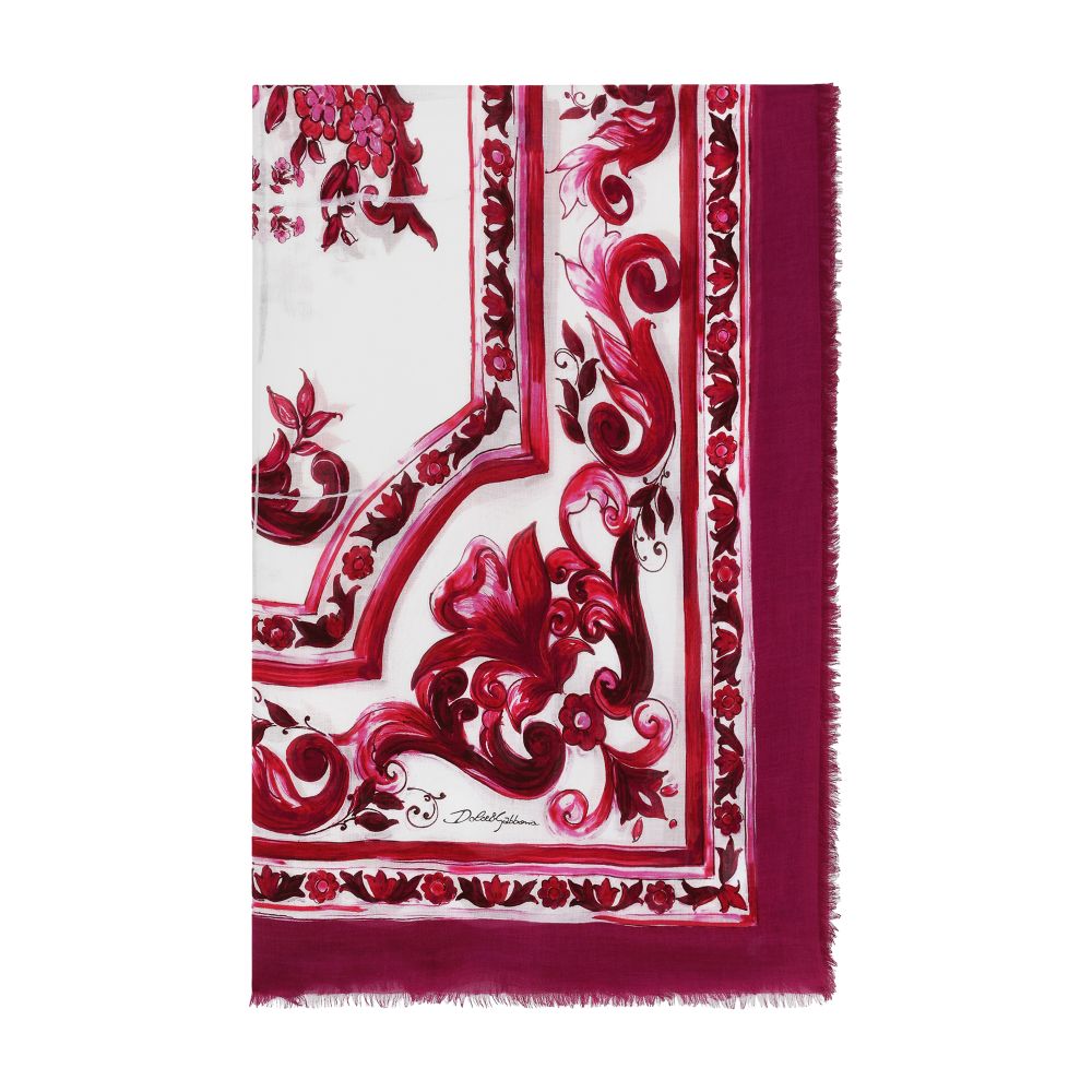 Dolce & Gabbana Modal and cashmere square scarf (140 x 140)