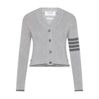 Thom Browne 4Bar merino wool cardigan