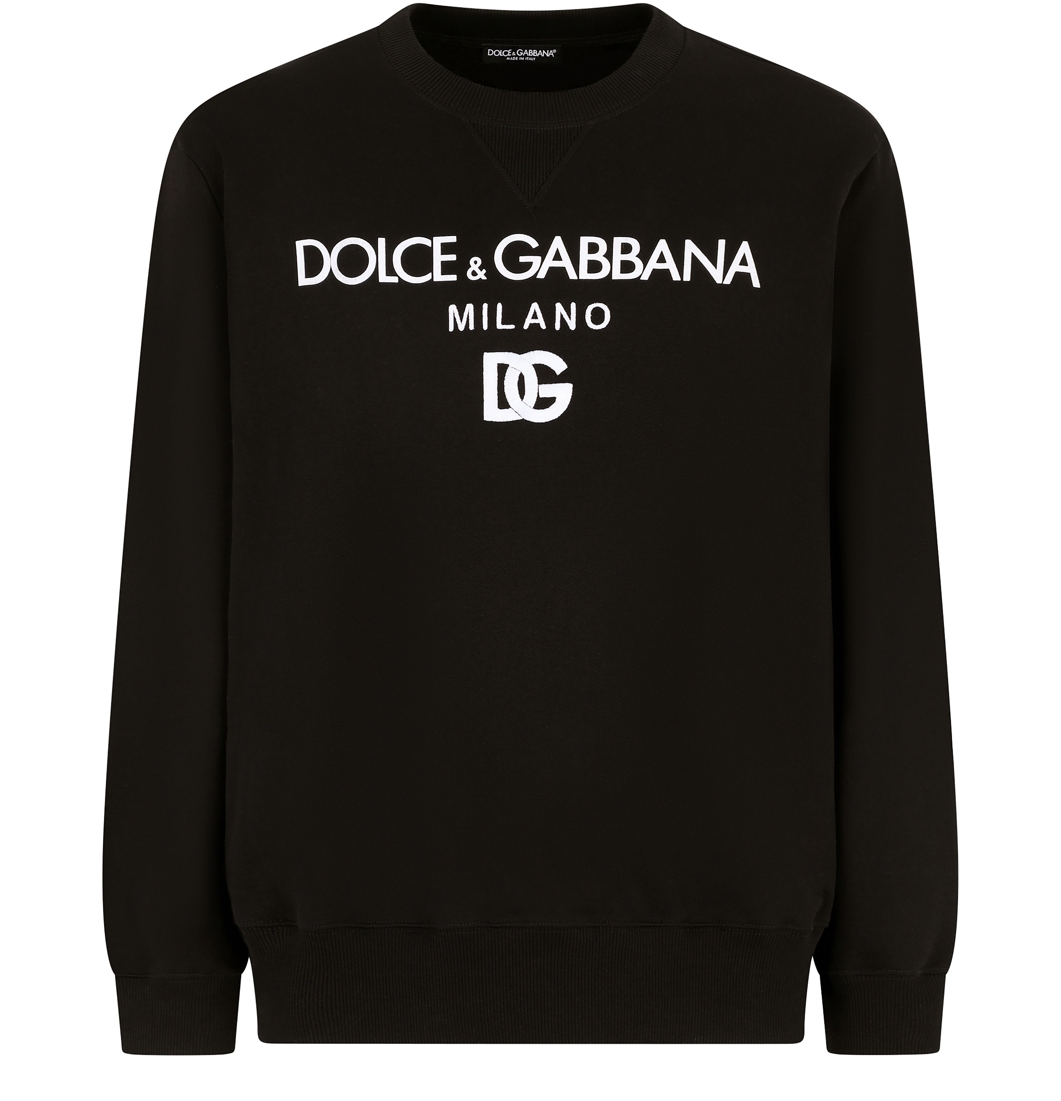 Dolce & Gabbana Jersey sweatshirt with DG embroidery