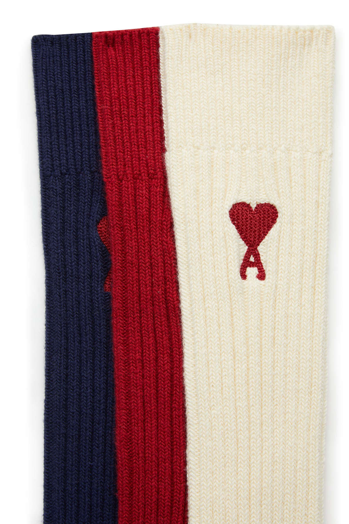 Ami Paris Ami de Caur three pack socks