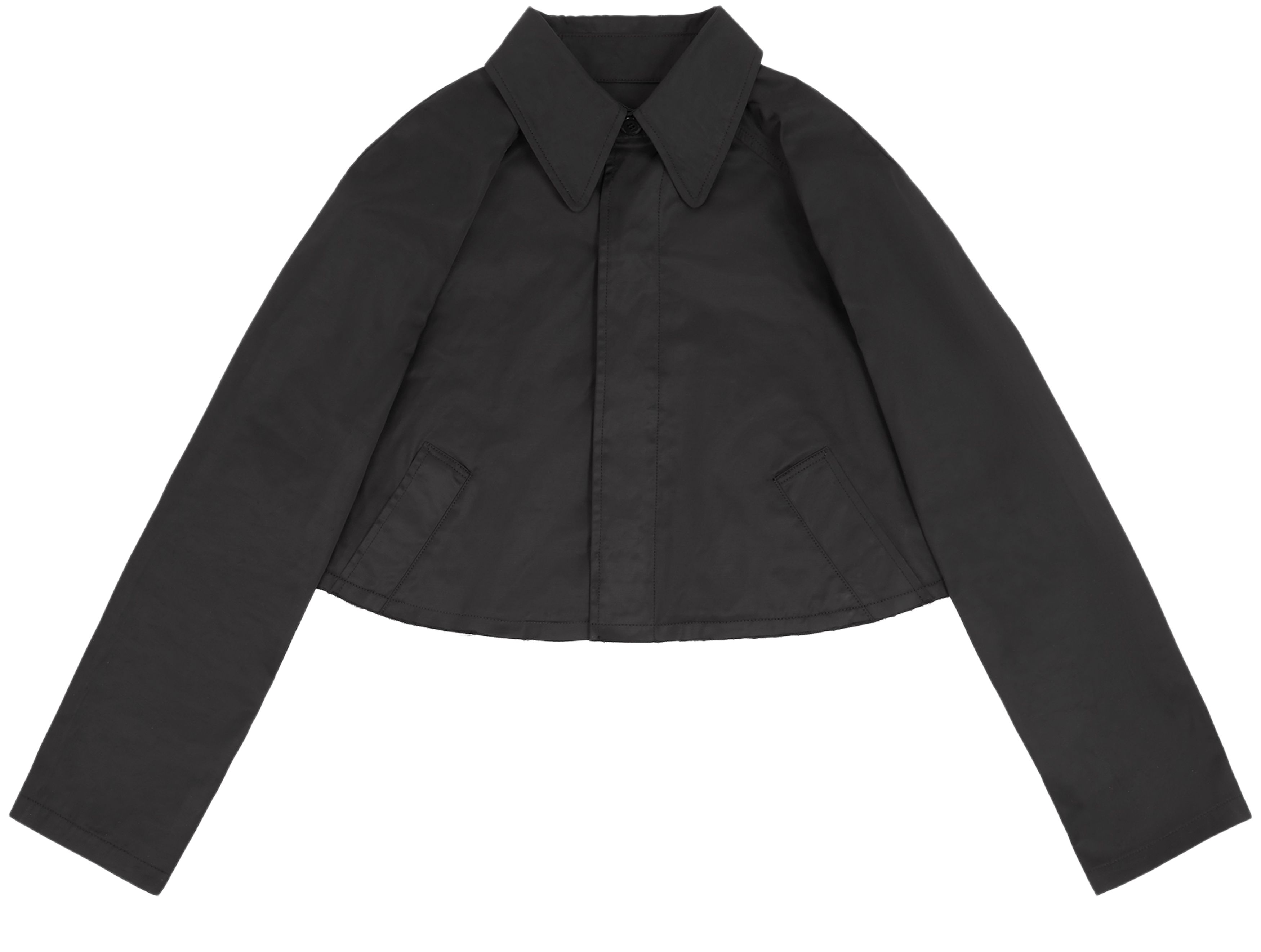 MM6 Maison Margiela Cropped twill jacket