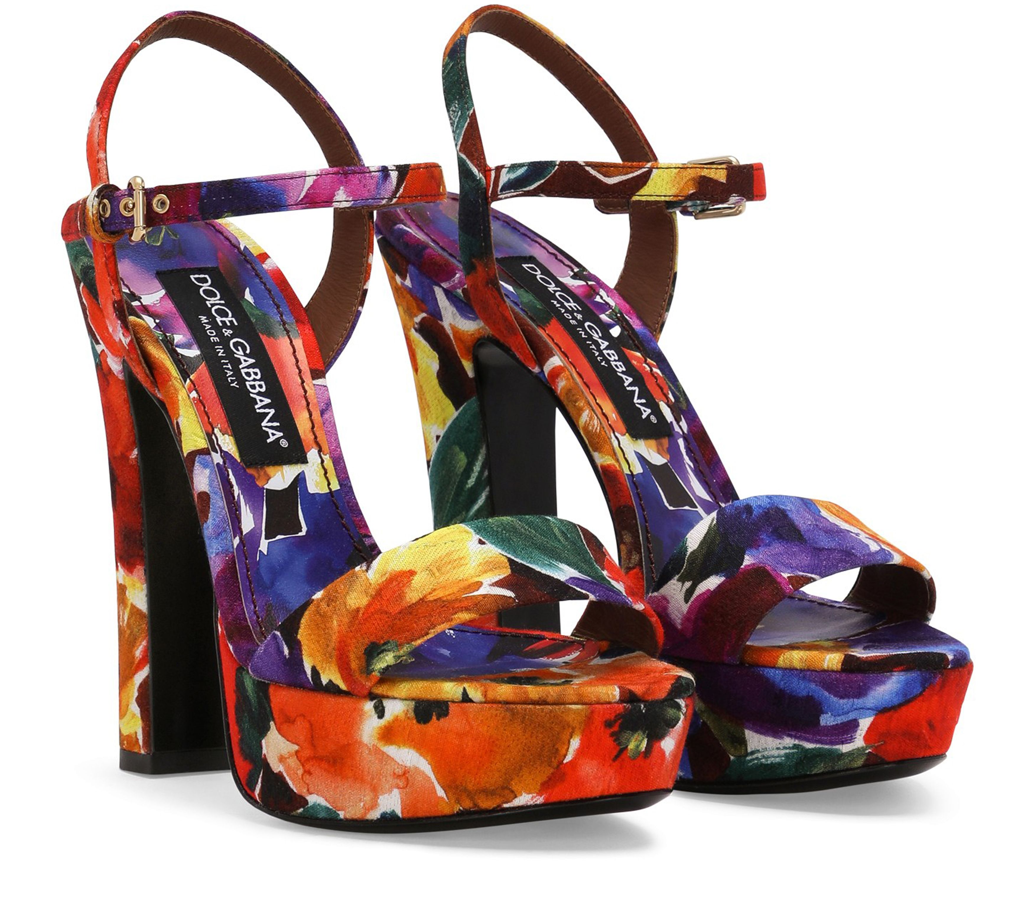 Dolce & Gabbana Brocade platform sandals