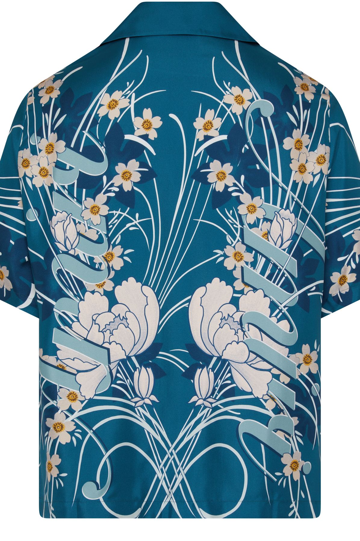 Amiri Amiri floral bowling shirt