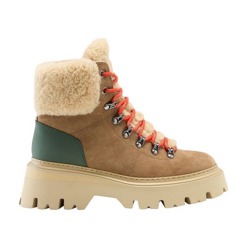 Woolrich Hiking Boots in Suede and Sheepskin