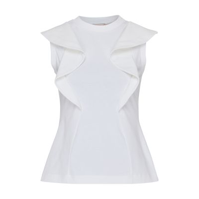 Alexander McQueen Sleeveless cotton t-shirt