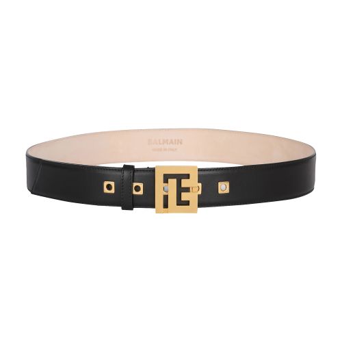 Balmain P-Belt leather belt