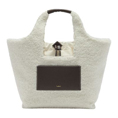  Ophelia shearling tote bag