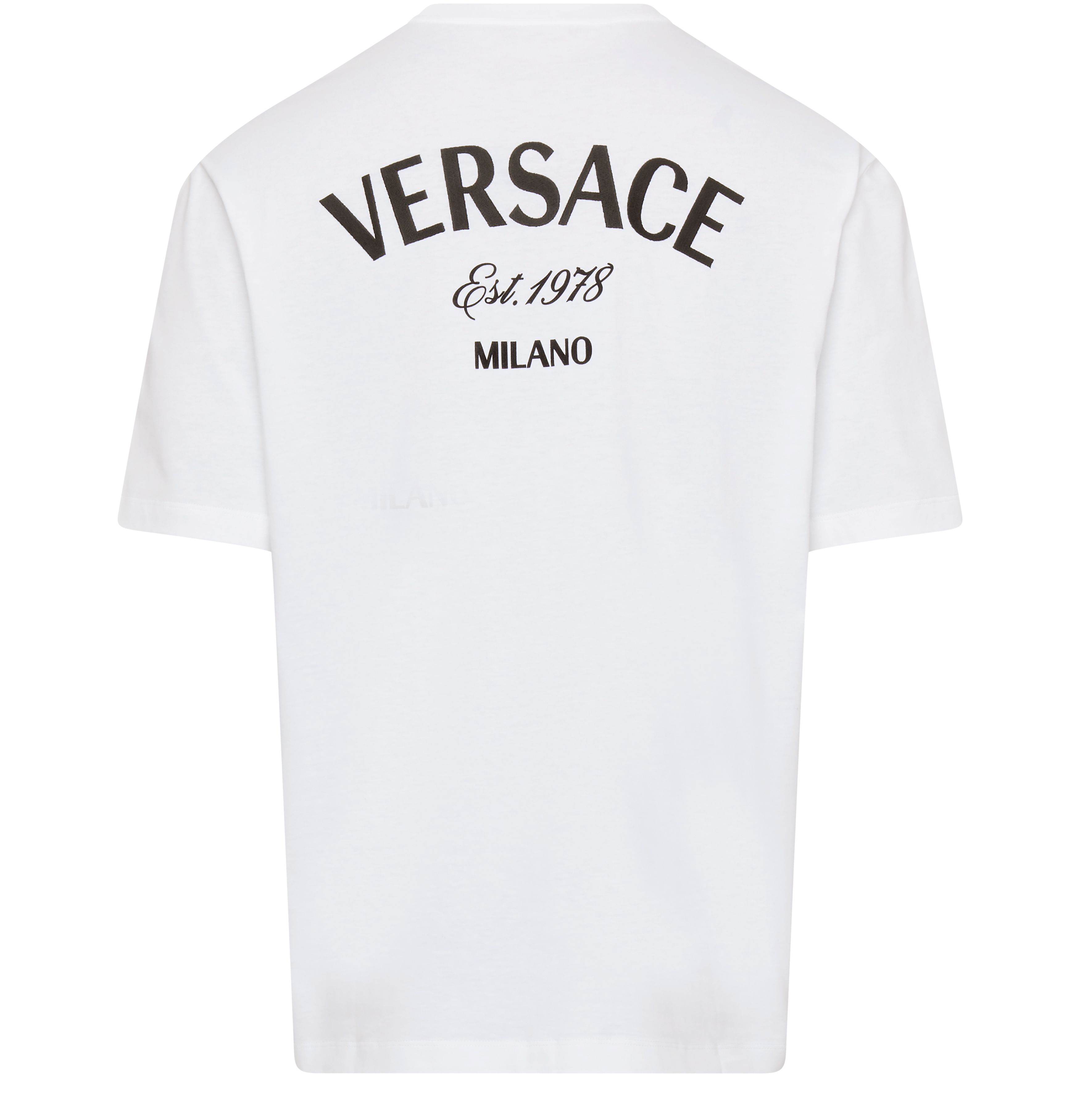 Versace Versace embroidery jersey T-shirt with stamp print