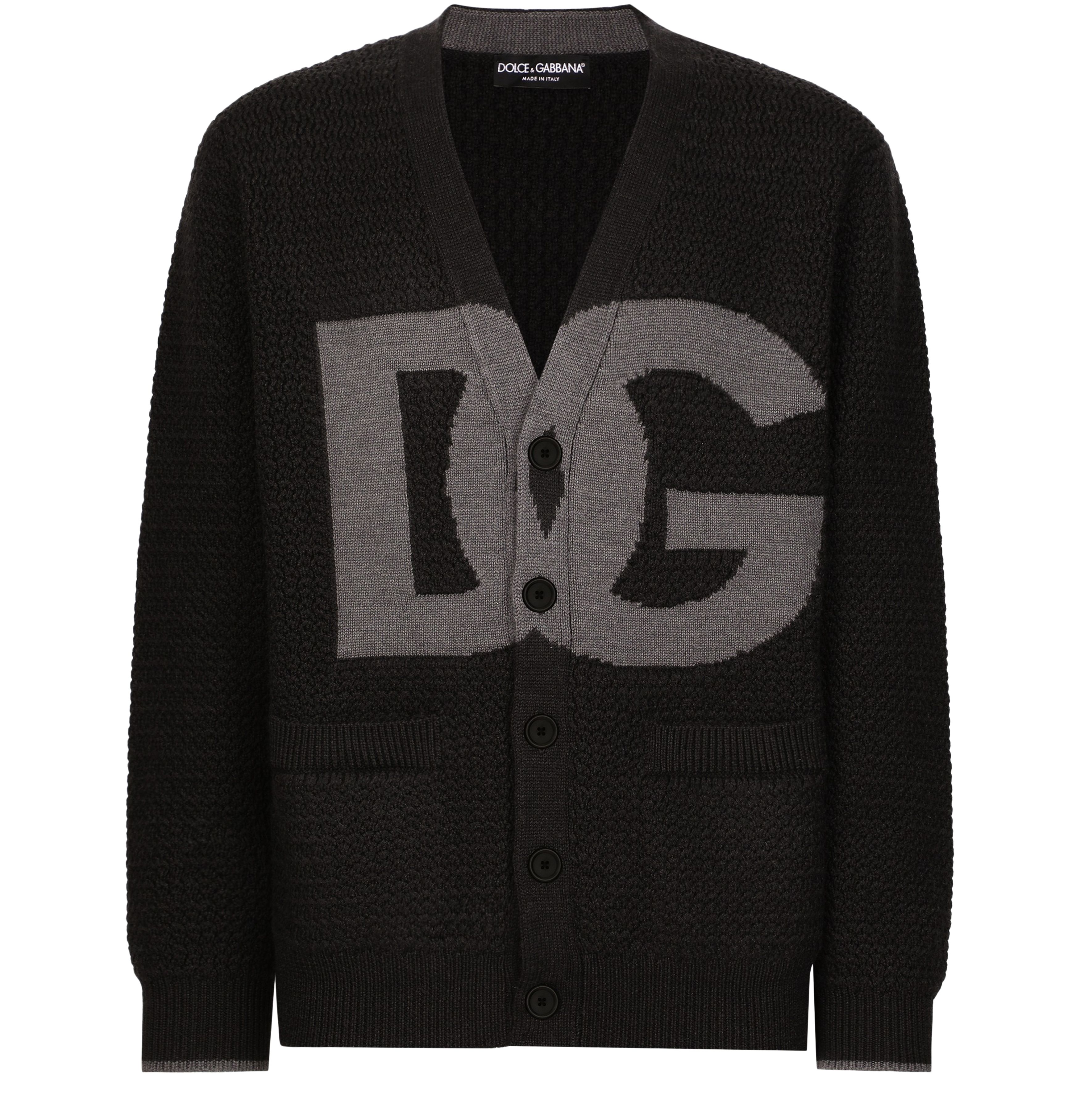 Dolce & Gabbana Hand-knit wool cardigan