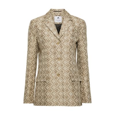 Marine Serre Moon diamant blazer