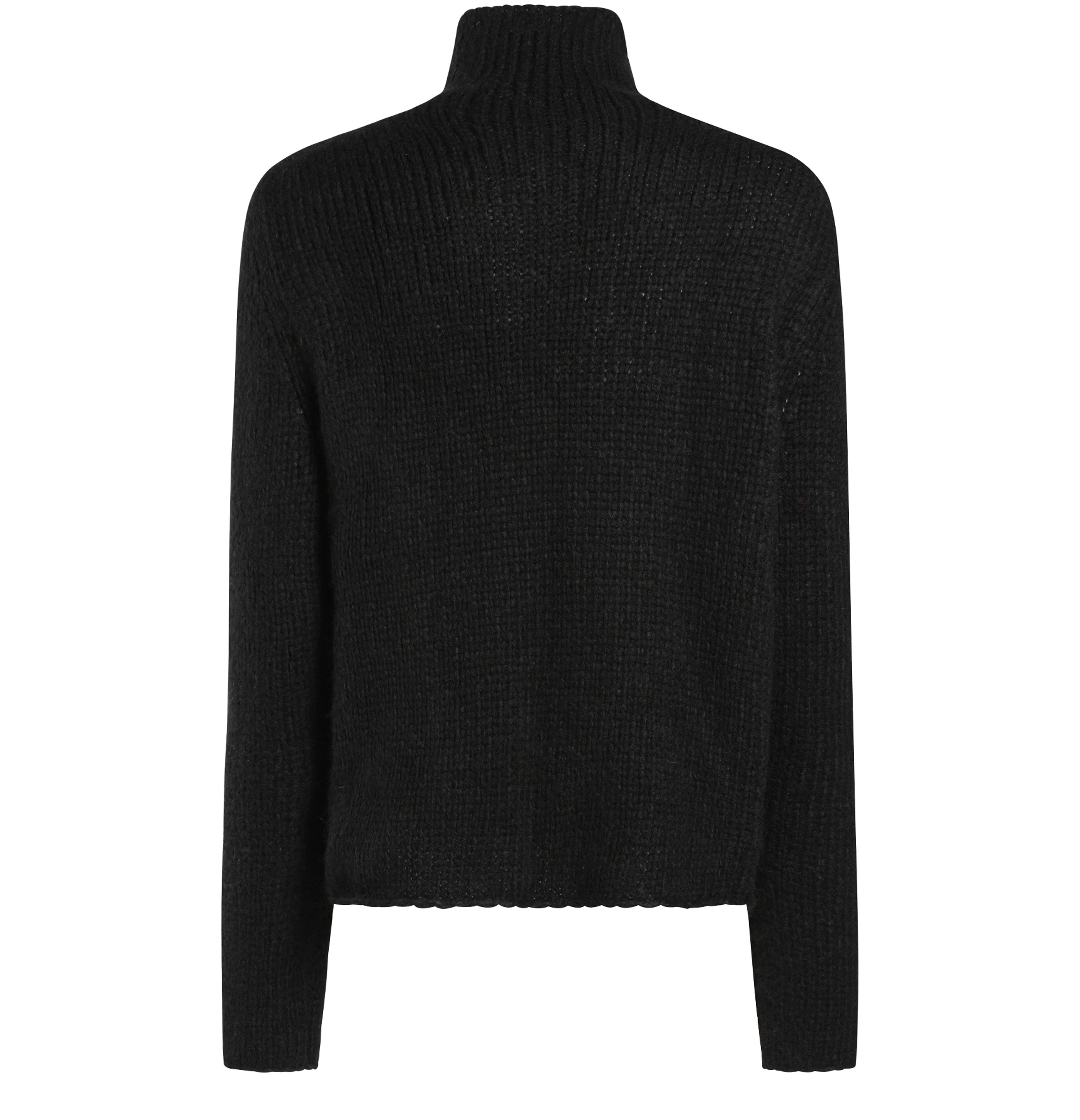 Ann Demeulemeester Hein High Neck Sweater Drop Stitch