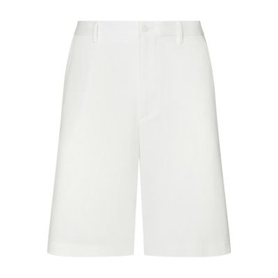 Dolce & Gabbana Stretch cotton shorts with branded tag