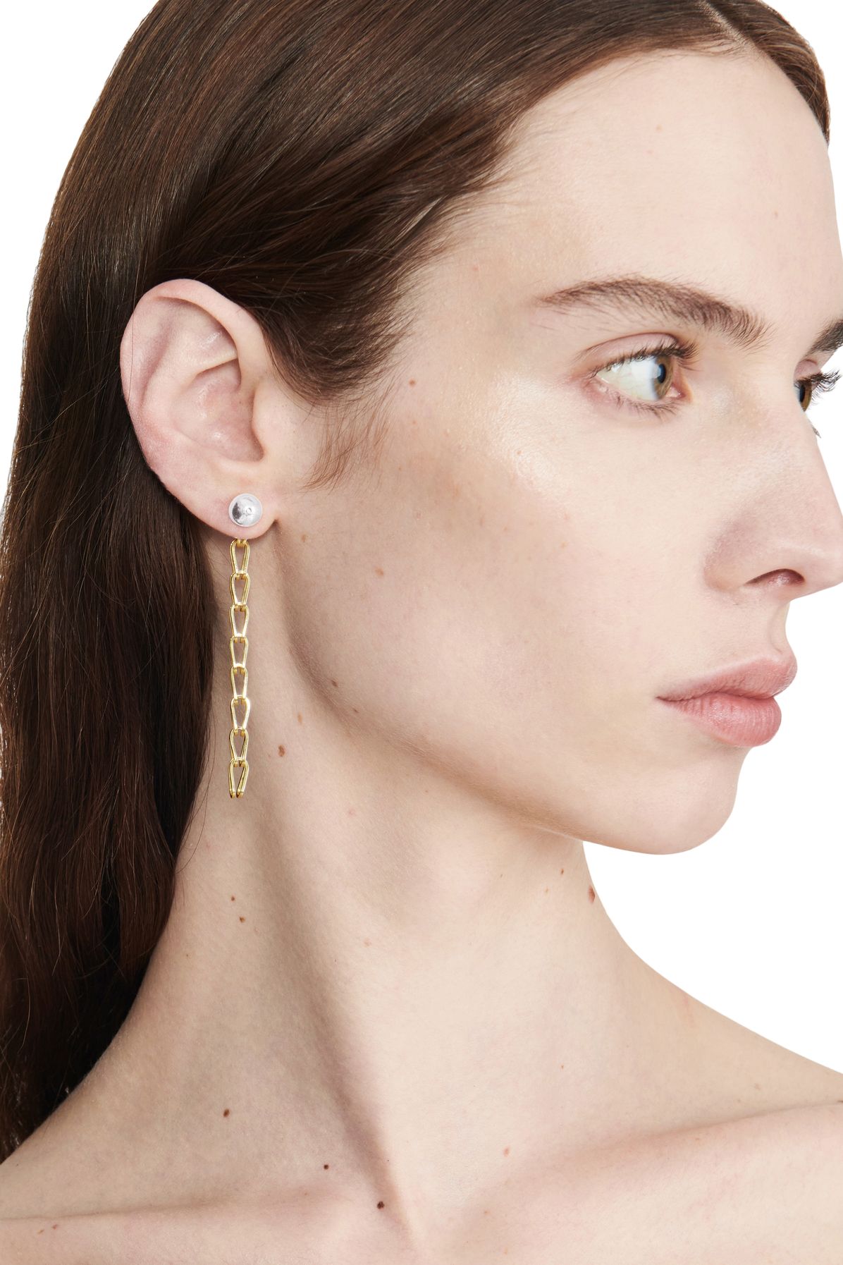 Dion Lee Cage drop earring