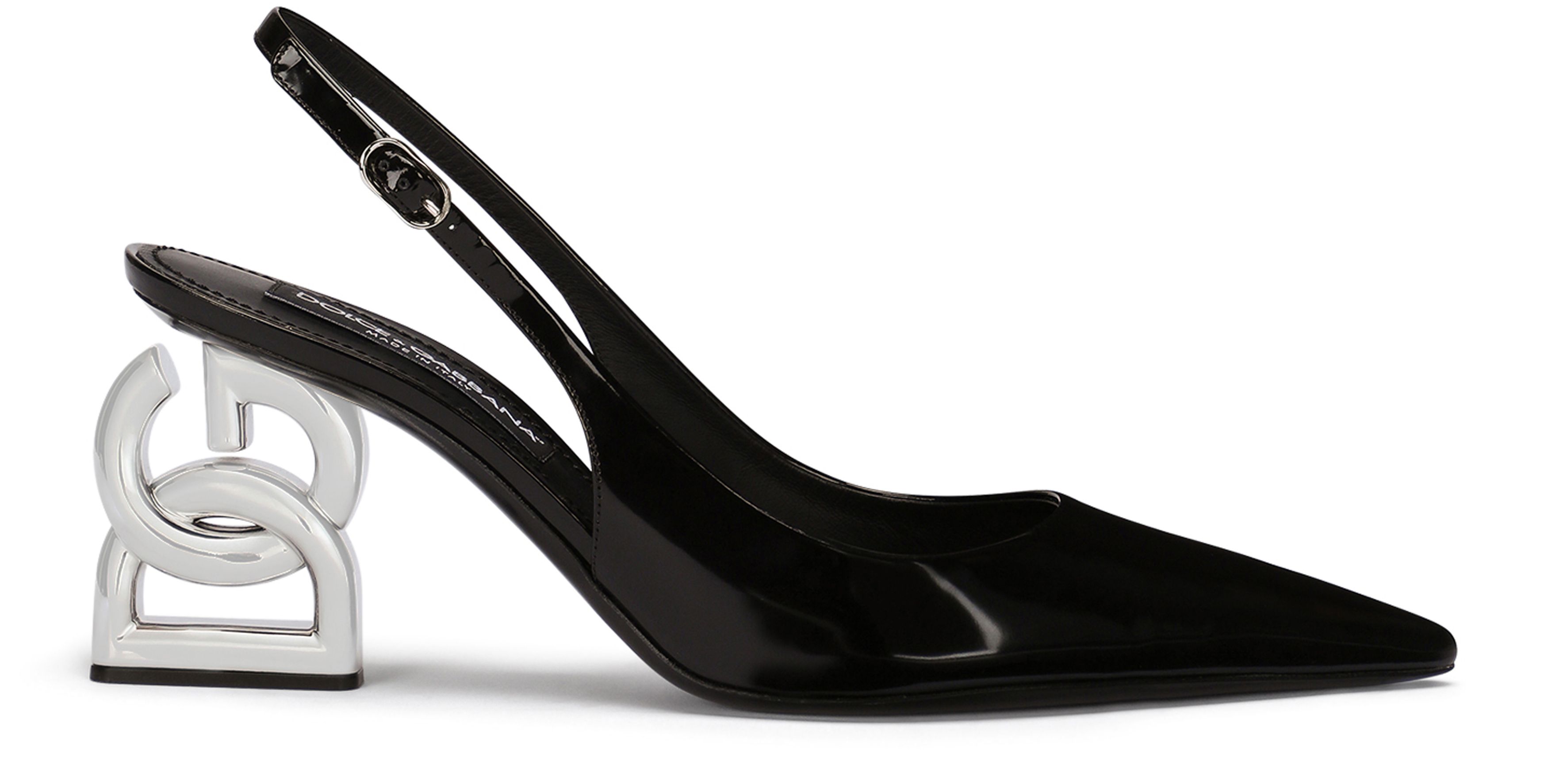 Dolce & Gabbana Polished calfskin slingbacks