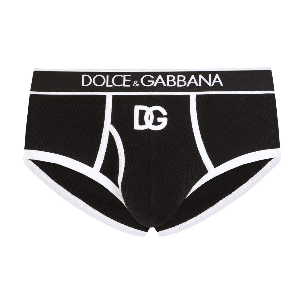 Dolce & Gabbana Fine-rib cotton Brando briefs