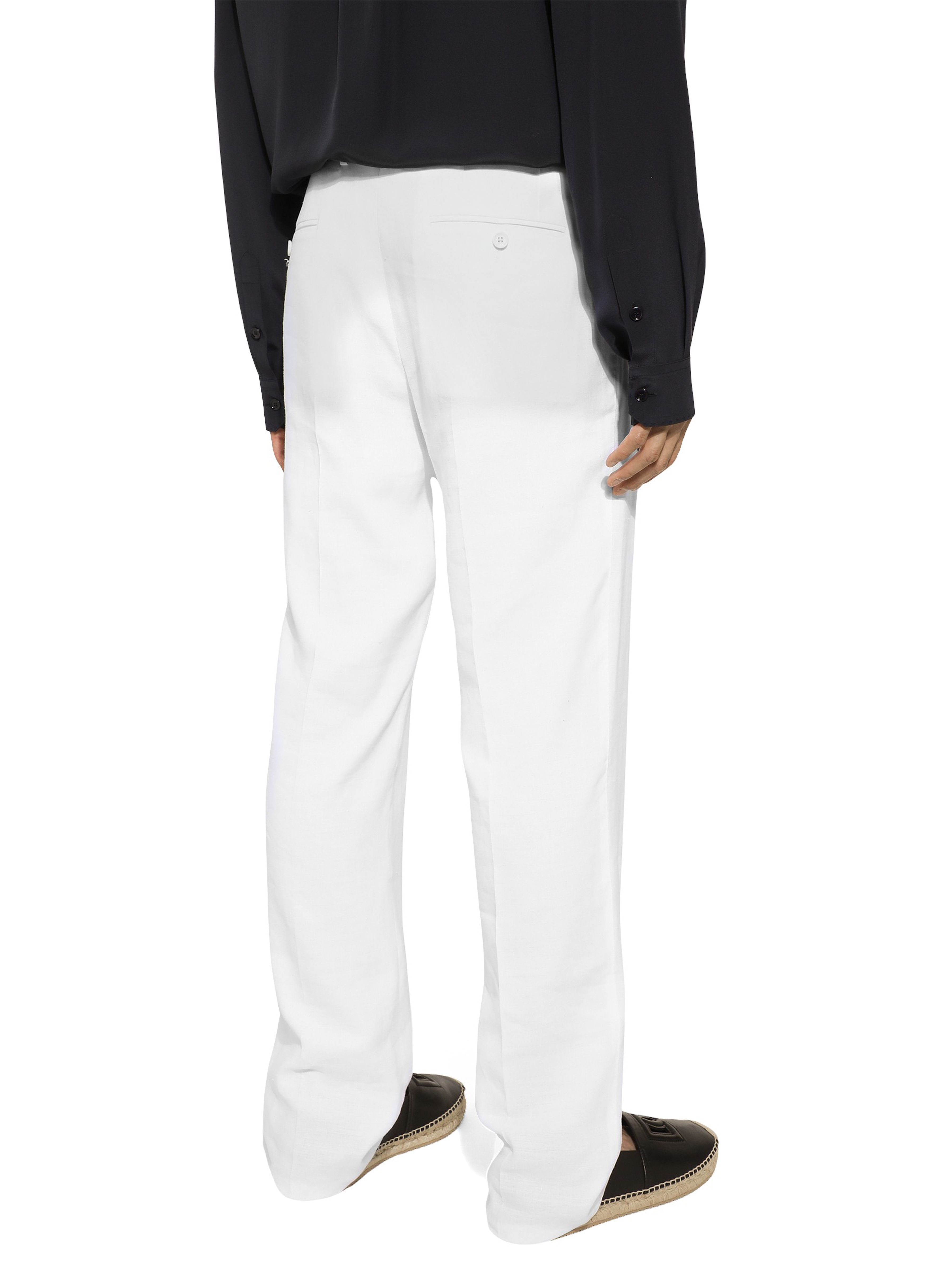 Dolce & Gabbana Tailored stretch linen pants