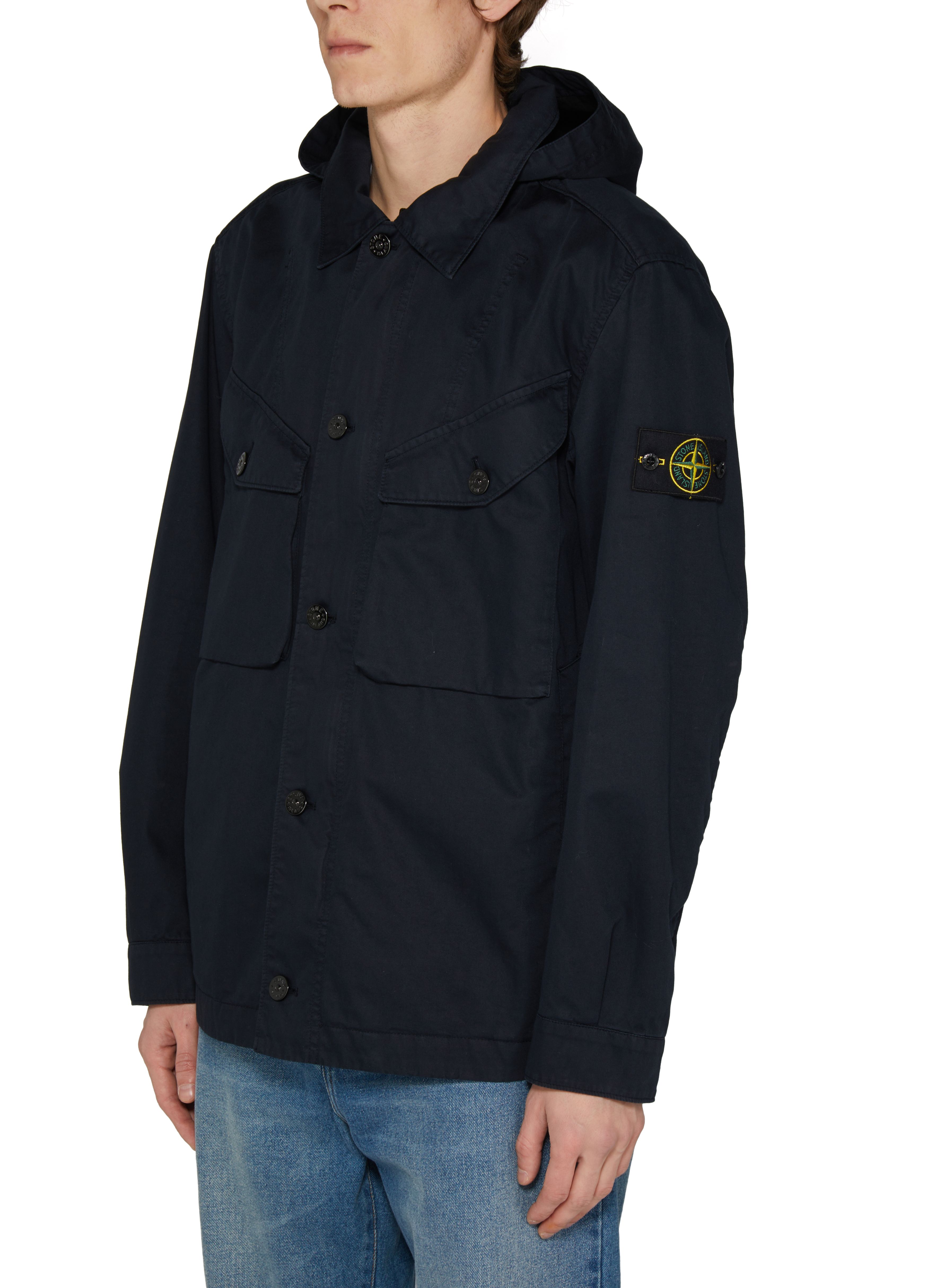 Stone Island Jacket with logo patch