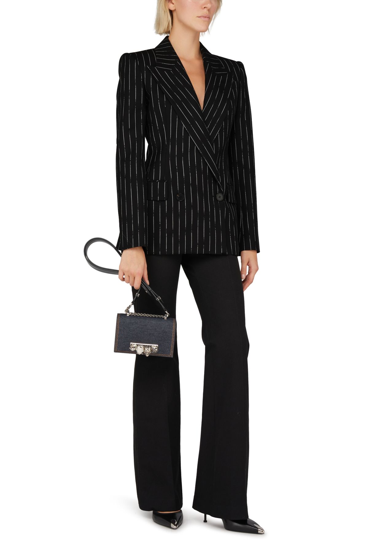 Alexander McQueen Wool striped jacket