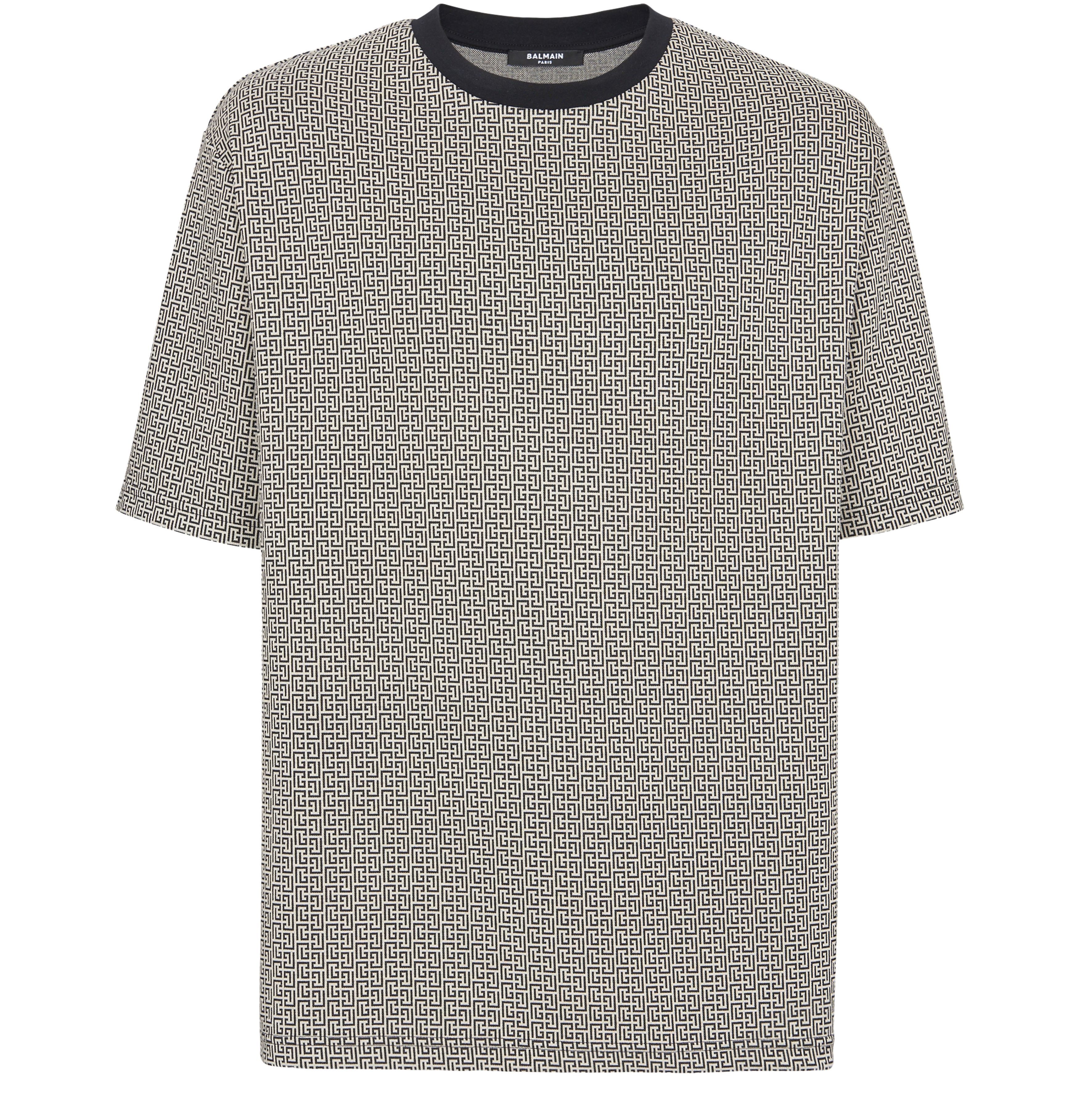 Balmain Mini monogrammed jacquard t-shirt