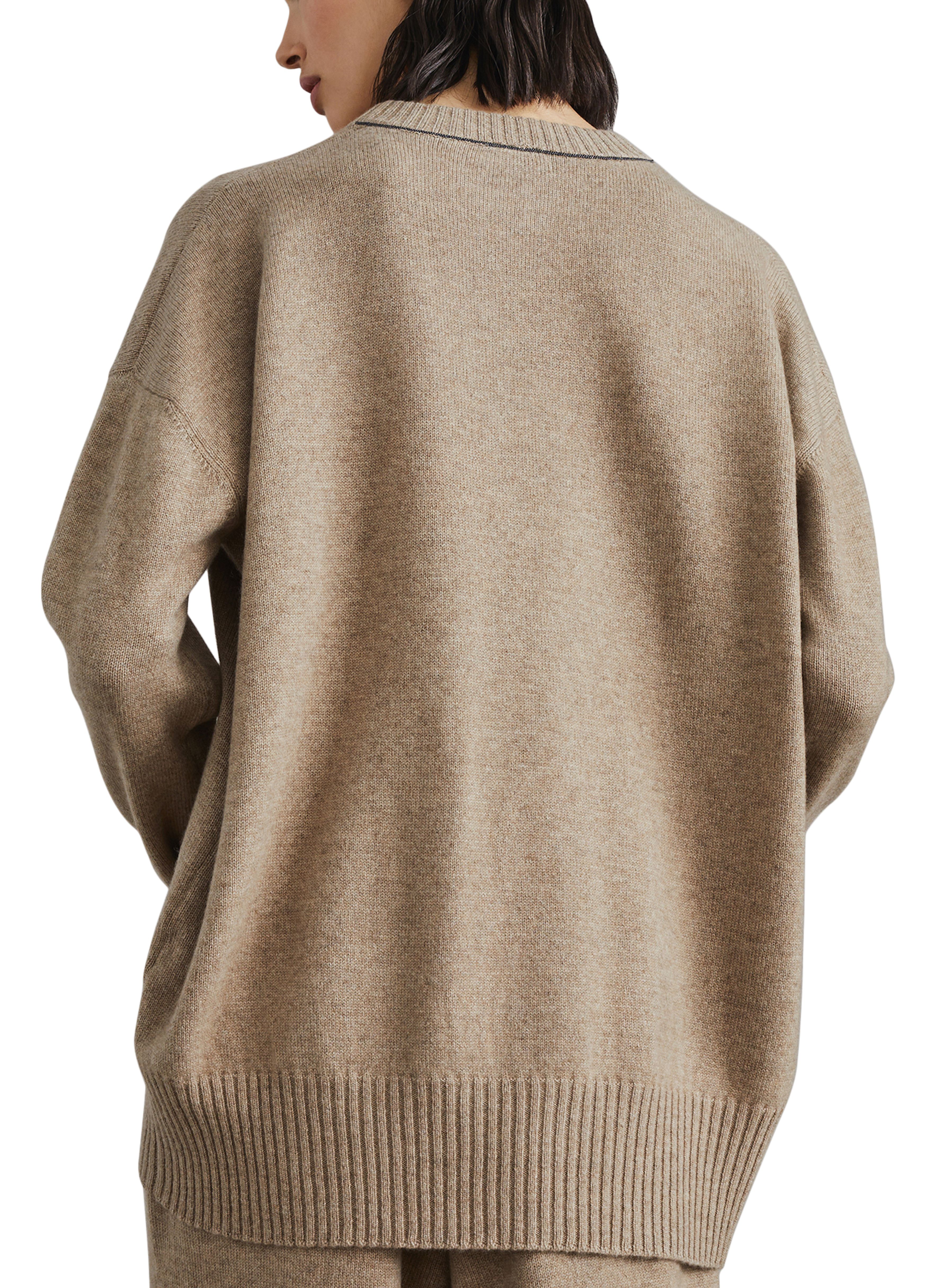 Brunello Cucinelli Cashmere sweater with monili