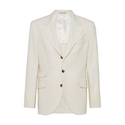 Brunello Cucinelli Deconstructed Cavallo blazer